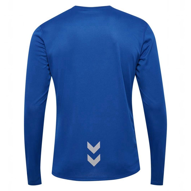 Hummel Run L/S Hardloopbroek Heren Blauw | 181276-111