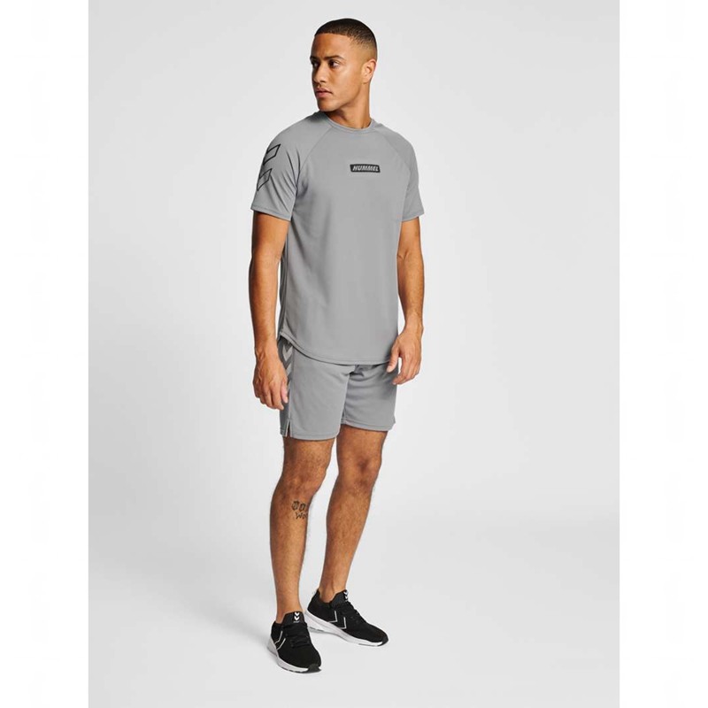 Hummel Te Topaz T-shirts Heren Grijs | 955415-937