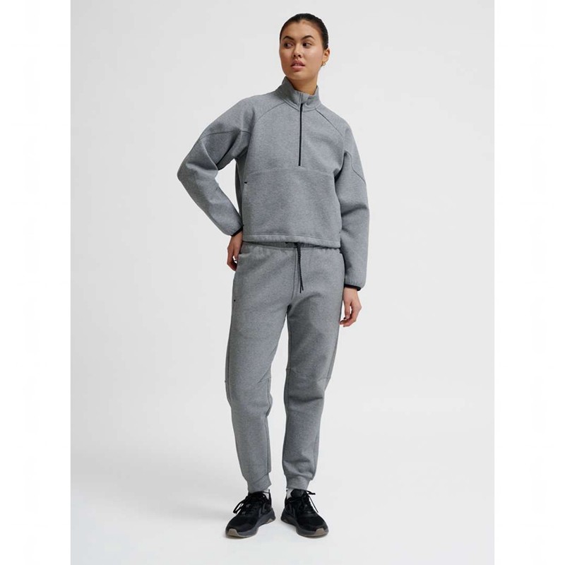 Hummel Tech Fleece Boxy Half Zip Gym Schoenen Dames Grijs | 793070-793