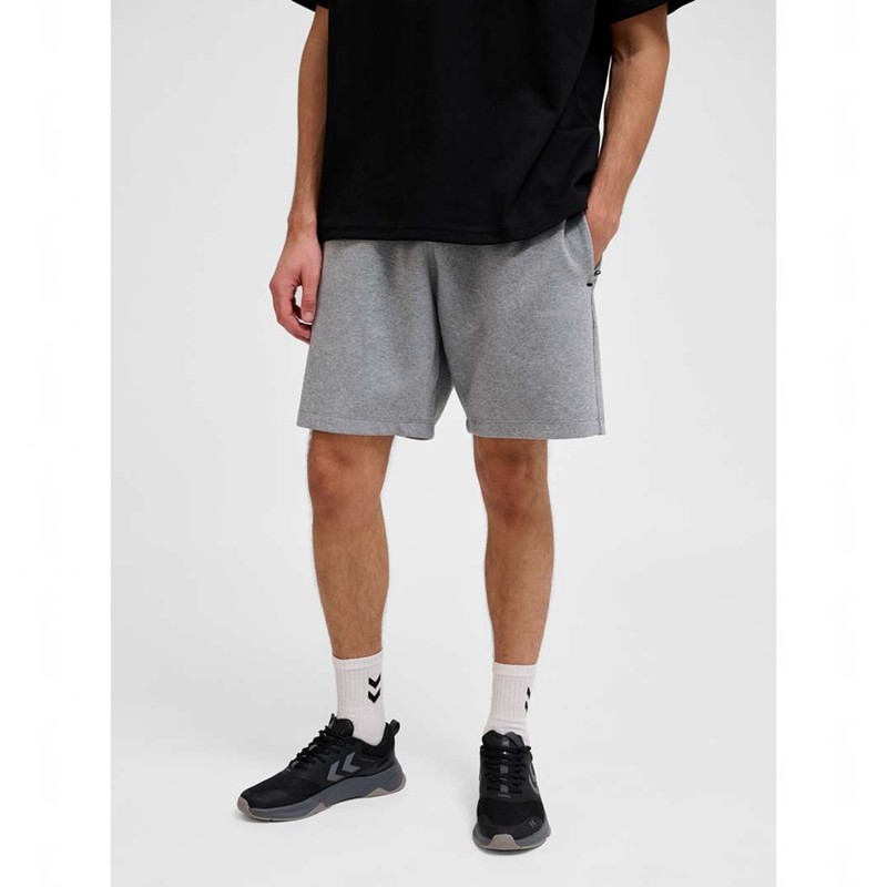 Hummel Tech Fleece Korte Broek Dames Grijs | 041858-309