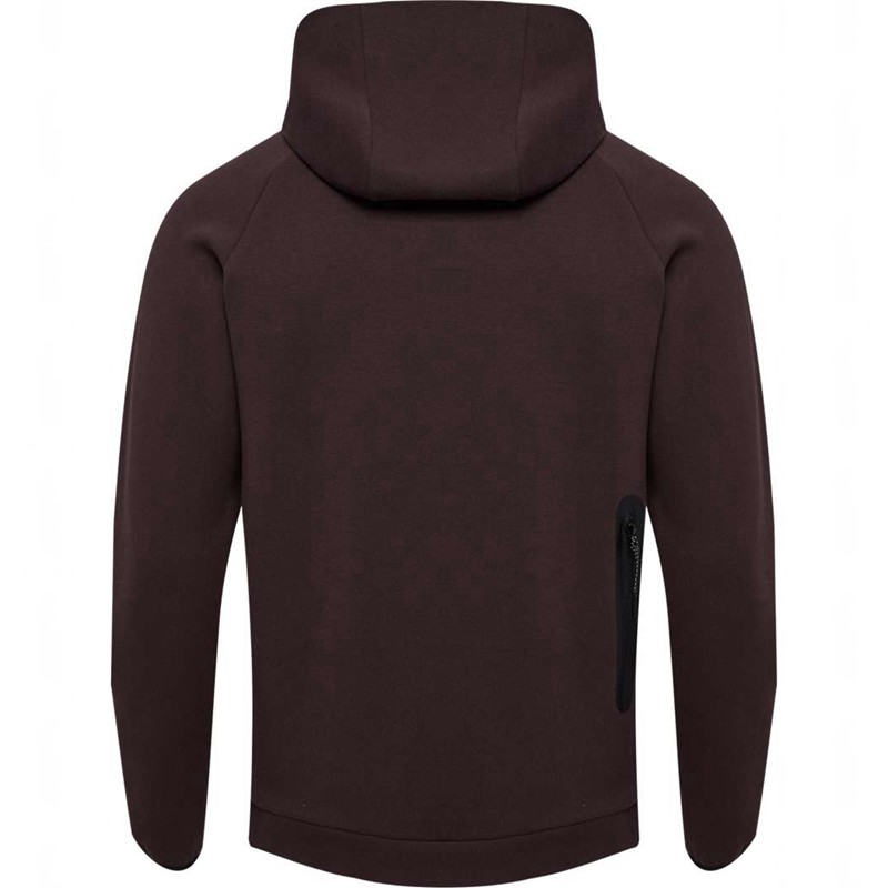 Hummel Tech Fleece Regular Zip Hoodie Dames Bordeaux | 132633-117