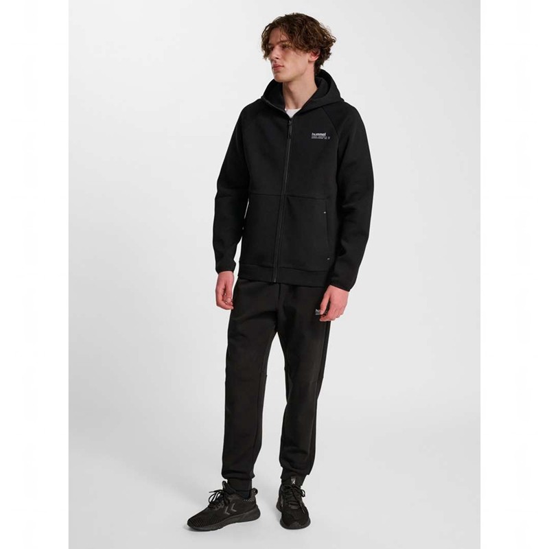Hummel Tech Fleece Regular Zip Hoodie T-shirts Dames Zwart | 524799-659