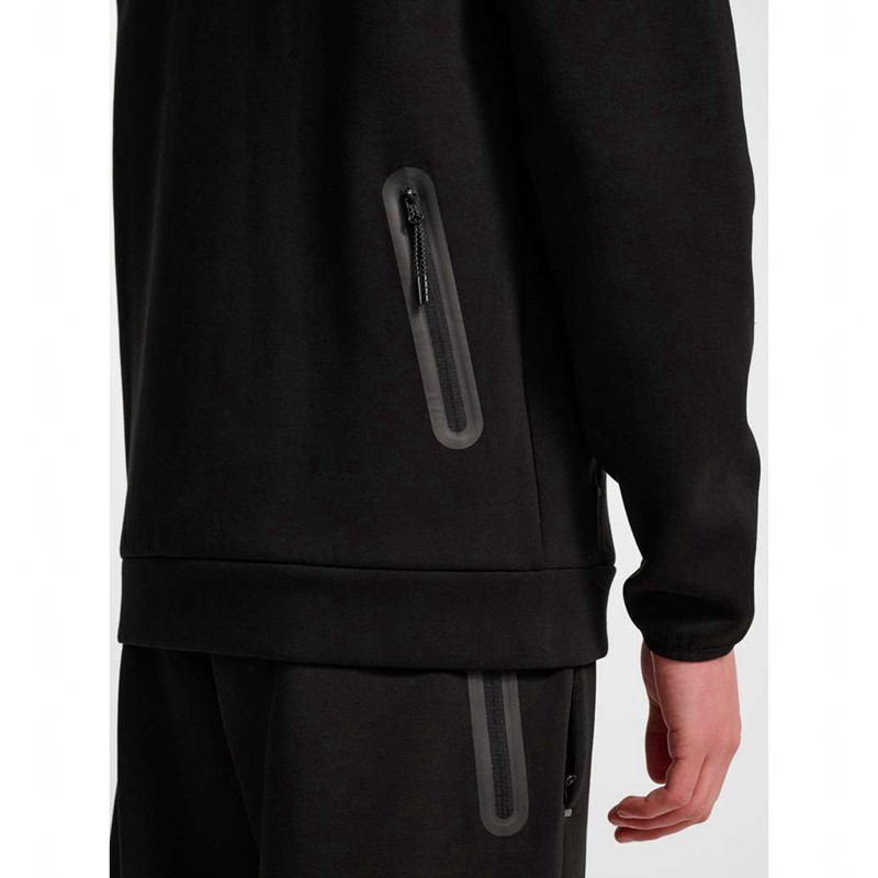 Hummel Tech Fleece Regular Zip Hoodie T-shirts Dames Zwart | 524799-659