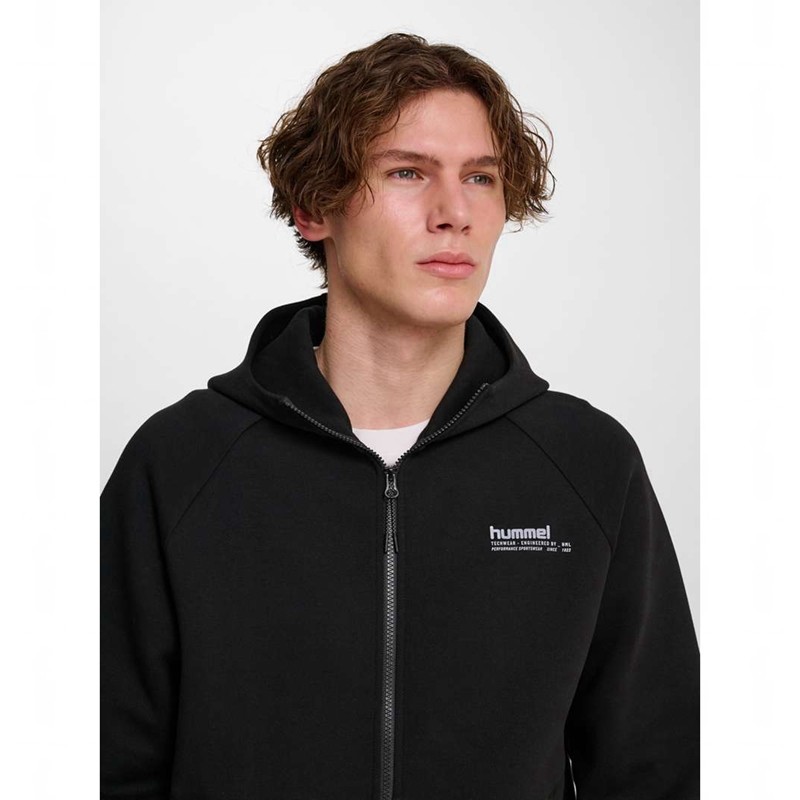 Hummel Tech Fleece Regular Zip Hoodie T-shirts Dames Zwart | 524799-659