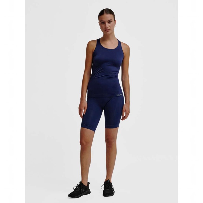Hummel Tif Seamless Cyling Shorts Broek Dames Zwart | 121840-502