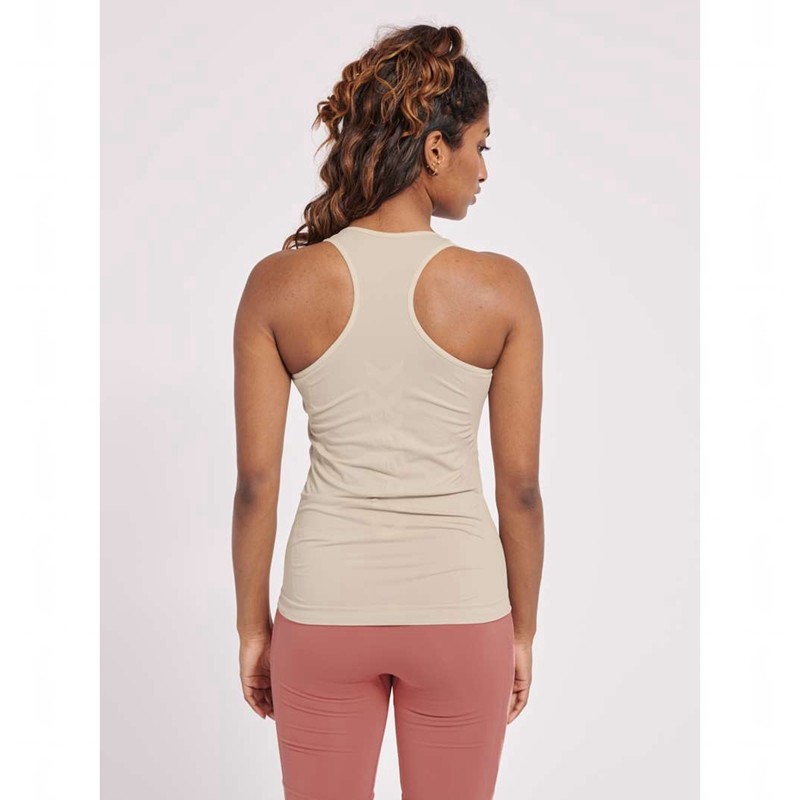 Hummel Tif Seamless Tanktop Dames Beige | 831325-746