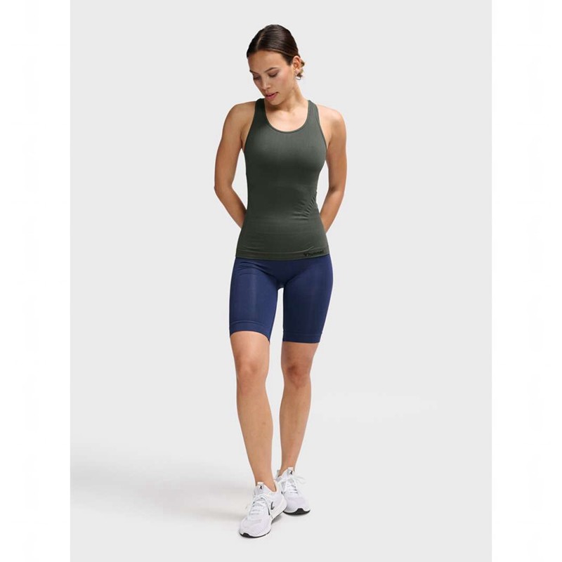 Hummel Tif Seamless Tanktop Dames Groen | 543959-320