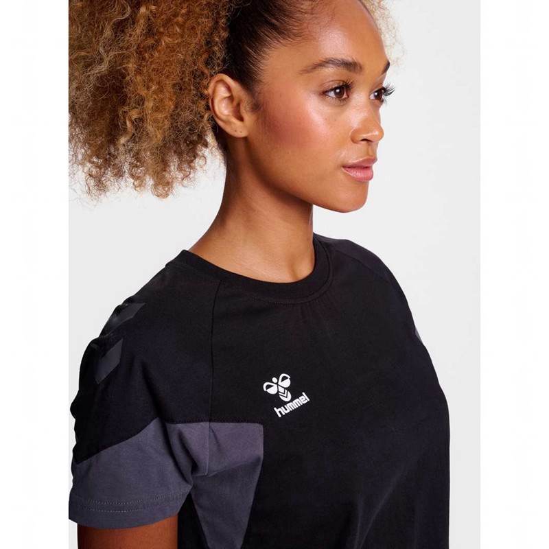 Hummel Travel S/S T-shirts Dames Zwart | 806791-281