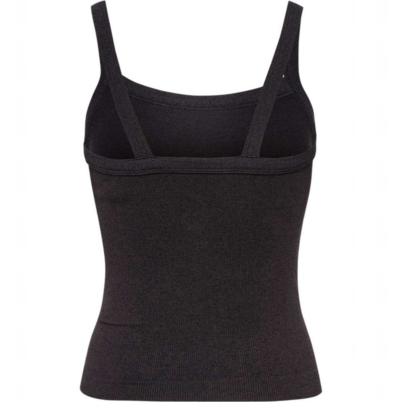 Hummel Yoga Seamless Rib Tanktop Dames Zwart | 250601-449